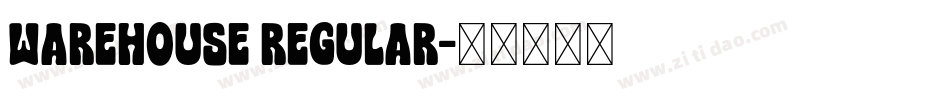 Warehouse Regular字体转换